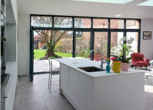 Baie vitrée accordéon