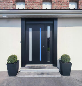 Porte d'entrée lumineuse